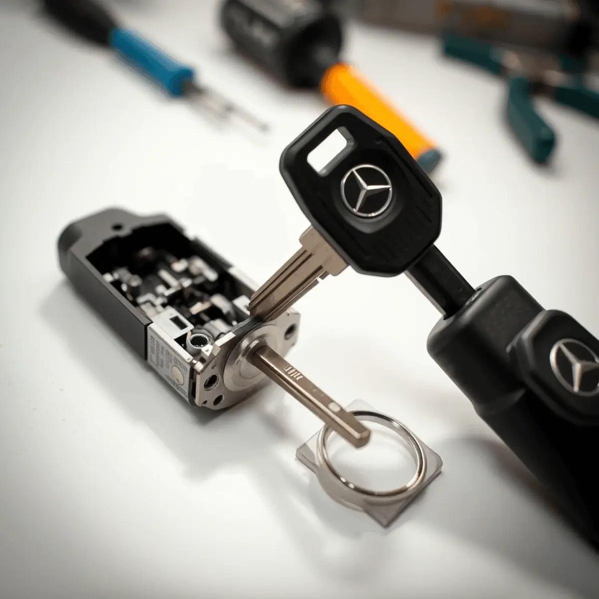 Как снять замок зажигания на Mercedes своими руками: инструкция для W124 и других моделей