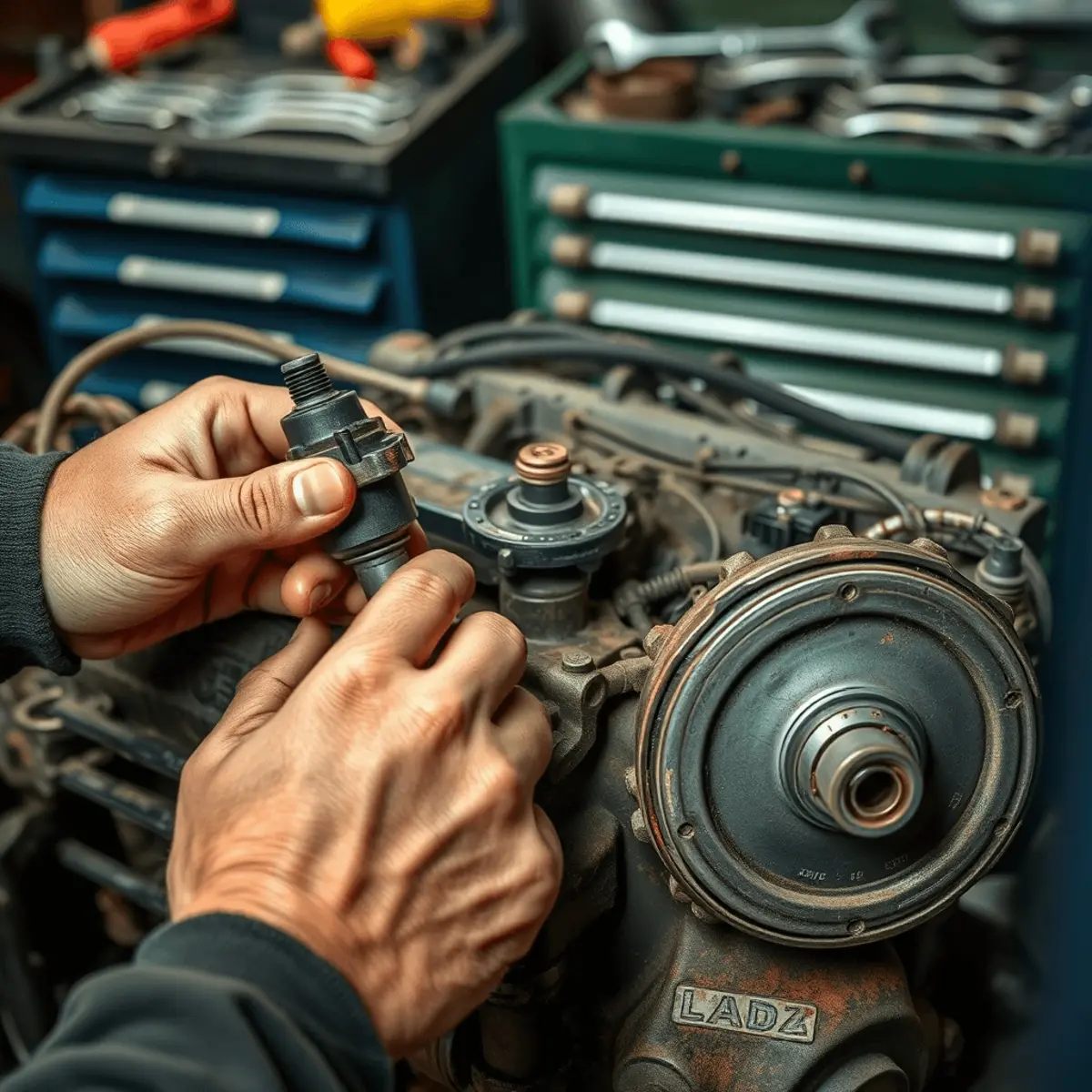 Как установить зажигание на ВАЗ: правильная установка по меткам и настройка трамблера