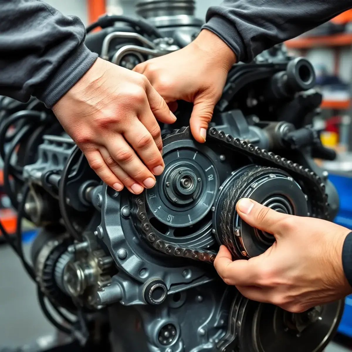 Замена цепи ГРМ УАЗ 409: как выставить метки и поменять цепь